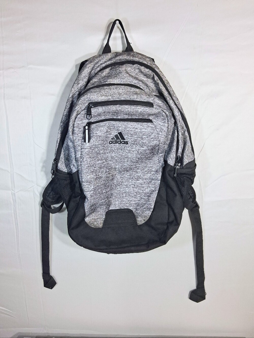 Adidas Foundation 6 Jersey Onix Grey/Black Back to School Laptop Backpack